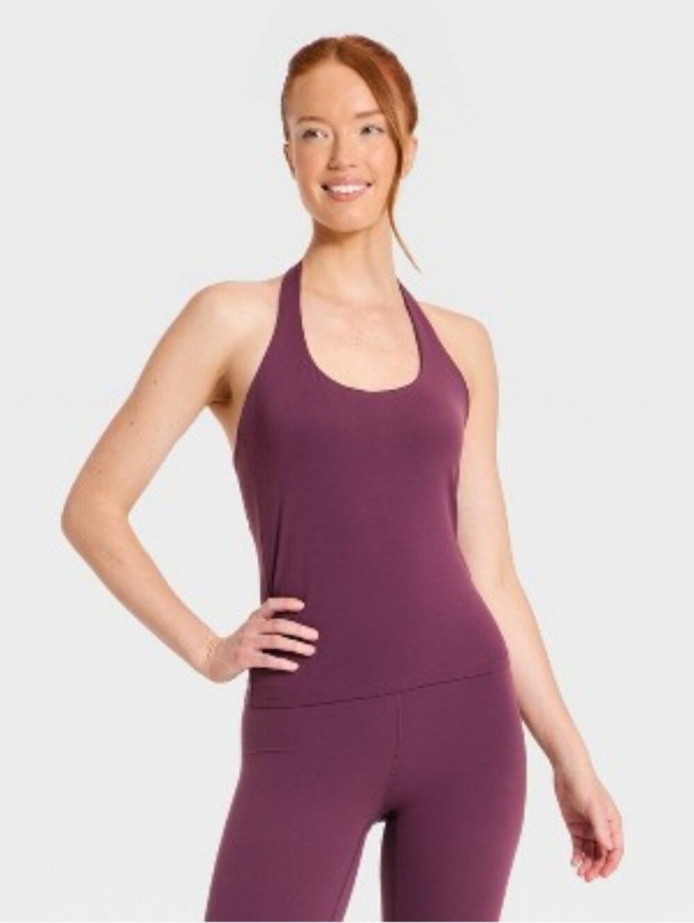 All In Motion Women's Everyday Soft Halter Neck Support Tank Top